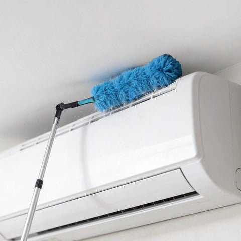 12Ft Telescopic Extension Pole With 3 To 8 Ft Adjustable Reach for painting and cleaning dusts an AC unit