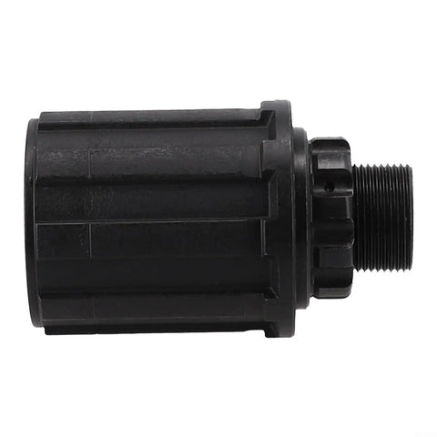 Rear Hub Body For Mountain Bikes Freehub Replacement 8/9/10/11 Speed, close-up view showcasing durable black material.