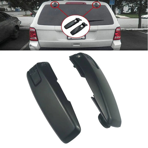 Rear Window Hinge Replacement Kit For Expedition And Navigator 2003 To 2017 Right And Left Fix Liftgate Glass Jamming Fast And Easy 7L1Z78420A68A 7L1Z78420A69A shown with vehicle installation