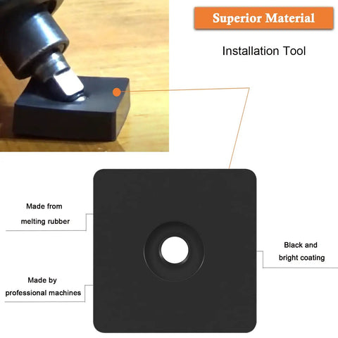 Three Eighths Inch Impact Socket Retaining Clip Kit with O Ring and Installation Tool for Brushless Impact Wrench material details