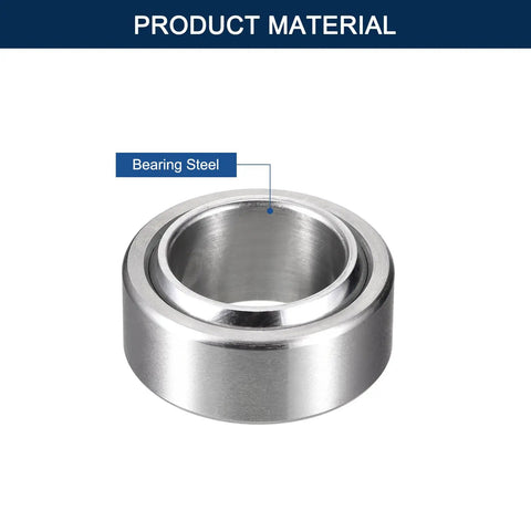 Rock Solid Ge30c Radial Spherical Plain Bearings With Heavy Duty Self Lubricating Sealed Spherical Roller Setup 30 Mm Id 47 Mm Od And 22 Mm Width, made of bearing steel.