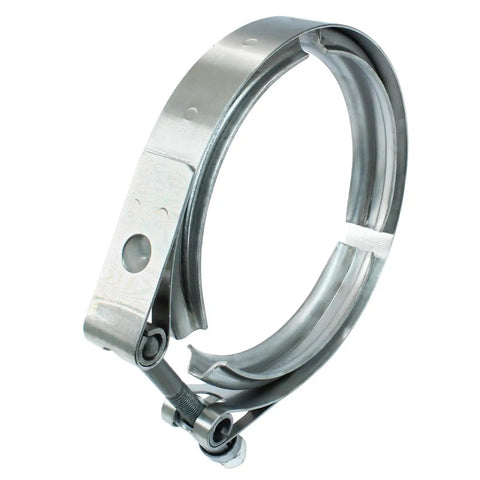 4 Inch Beefed Up Stainless Steel V Band Clamp With Quick Release Universal Flange Kit For Racing Exhaust Down Pipes For Ford Pickup Trucks