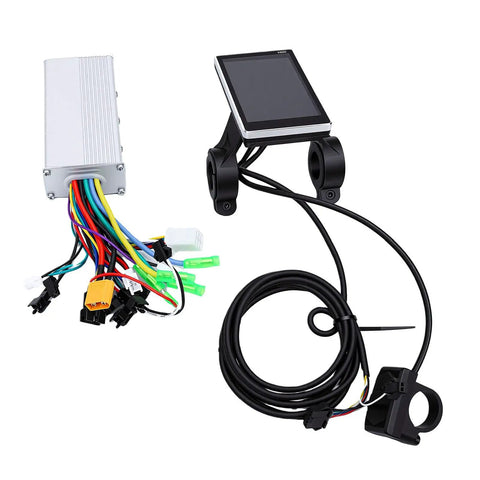500W Electric Bike Controller Kit With LCD Display For Scooter Mods And Brushless Motor Controller Over Current Protection