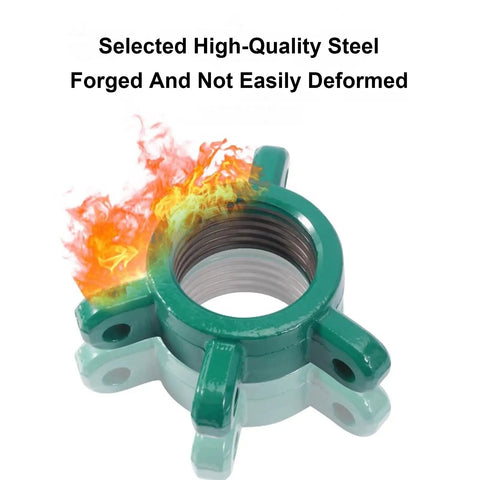 Split Hydraulic Bearing Puller With Hand Pump 30 Ton Capacity Two Or Three Jaw Gear Extractor Built Solid, green high-quality steel component.