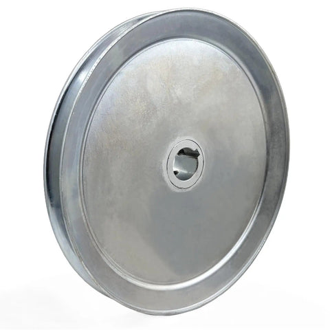 AB900 1 Single Groove Web Pulley 9 Inch Outside Diameter 1 Inch Bore For V Belt A B 5L 4L AX BX Carbon Steel Zinc Plated