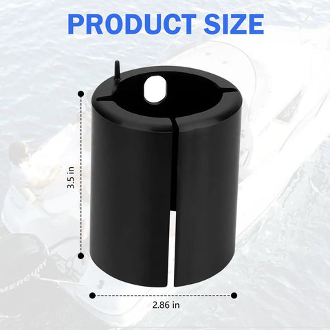 Trac-Lock Bushing Swivels Replacement for Springfield Two Seven Eighths Inch Pedestal Seats Keeps Your Boat Seat Locked In From Rotating Clamps Tight Two Pack Marine Hardware black 2.86 in x 3.5 in