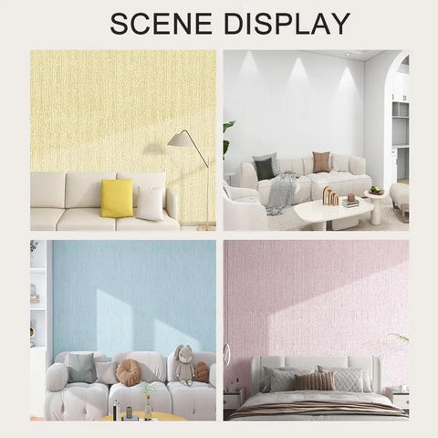 Level Up Your Walls With Thermal Insulated Peel And Stick Wallpaper Self Adhesive Xpe Foam Panels For Heat Blocking Noise Dampening And Easy Decor That Truly Hits Different in various room settings.