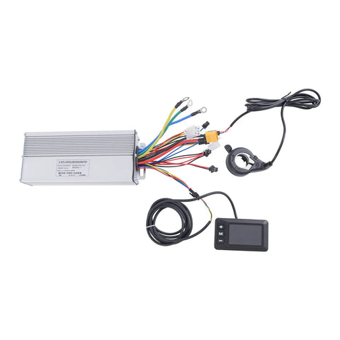 High Power 2000W 48V Electric Bike Conversion Kit with LCD display, wiring, and PAS sensor for 20x4 inch wheels rear wheel hub motor