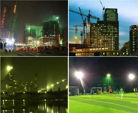 Rock Solid Heavy Duty Rechargeable Floodlight With Blazing Led Beam Tough As Nails Ip66 Weatherproof lighting job sites and outdoor activities.