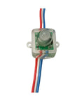 Close-up of WS2811 Individually Addressable RGB LED Pixel String 200 Pack 4 Inch Square 12mm Diffused DC 12V IP68 module