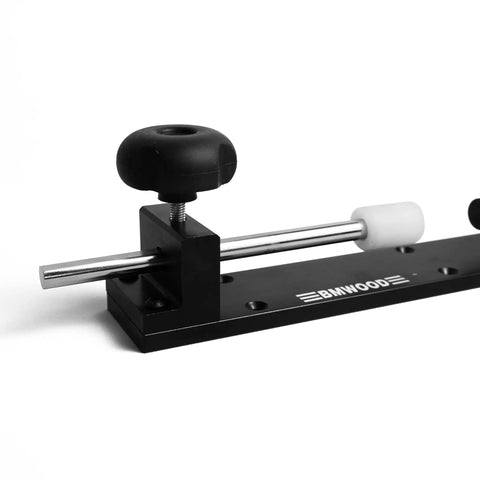 Pen Assembly Press With Adjustable Assembly Rod For Woodturning Lathe Pen Making, 30 Pound Press, Micro Adjustable Rod, Easy And Precise Pen Assembly Tool For Crafting High Quality Pens featuring black aluminum base and micro adjustable rod