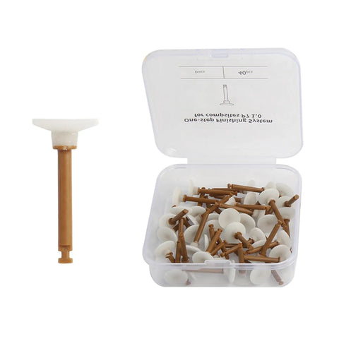40 Pack Dental Polishing Discs One Step Pre Polishing Finishing Kit P7 1.0 with adjustable RA handle in open box with discs