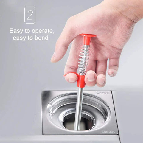 Ultra Slim 22 Inch Grabber Reacher Tool With Four Claws Flexible Pick Up Reacher For Tight Corners And Clogs Drain Hair Clog Remover For Shower Toilet Sink And Tub Great For Small Parts And Hard To Reach Items
