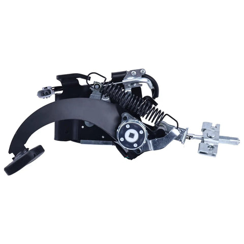 Tough Built Emergency Brake Pedal Straight Swap For Toyota Forklifts No Sweat Installation with spring, lever, and pedal components.