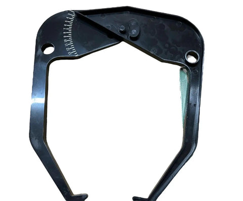 Heavy Duty Tire Balancer Caliper Gauge For Rim Width Measurement Precision Automotive Shop Tool featuring etched scale and ABS frame.