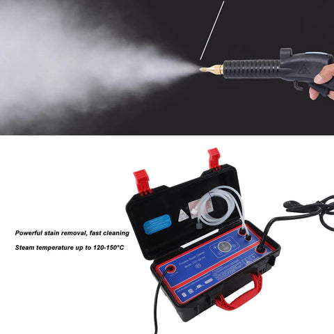 Powerful High Temperature Steam Cleaner With High Pressure Jet 1700W 110V US Plug showing steam jet and control unit