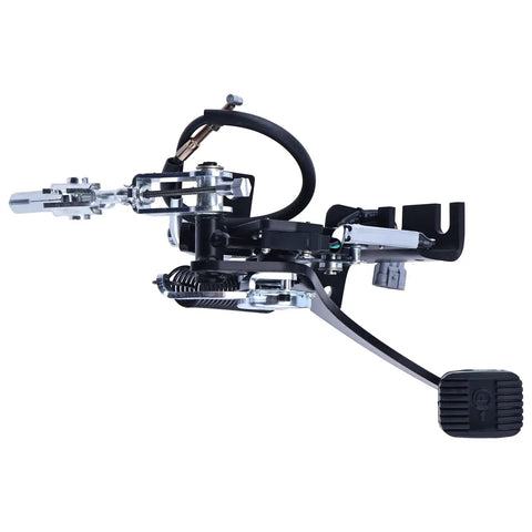 Tough Built Emergency Brake Pedal Straight Swap For Toyota Forklifts No Sweat Installation powered by 1DZ 1ZS 4Y 3Z 2Z Engines on a white background.