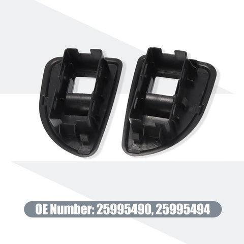 Pair Rear Window Switch Bezels For Chevrolet Silverado And GMC Sierra 1500 2500HD 3500HD 2009 2010 2011 2012 2013 Driver And Passenger Side Black Window Control Switch Cover Replacement