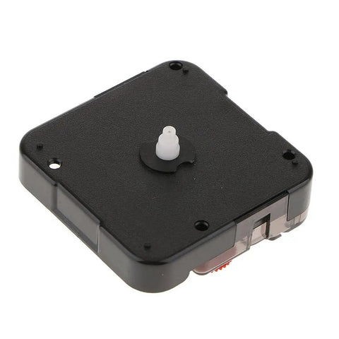 Diy Wall Clock Movement Replacement Kit With Silent Sweep Movements No Hands Needed Black 8.9mm Shaft No Thread Side View