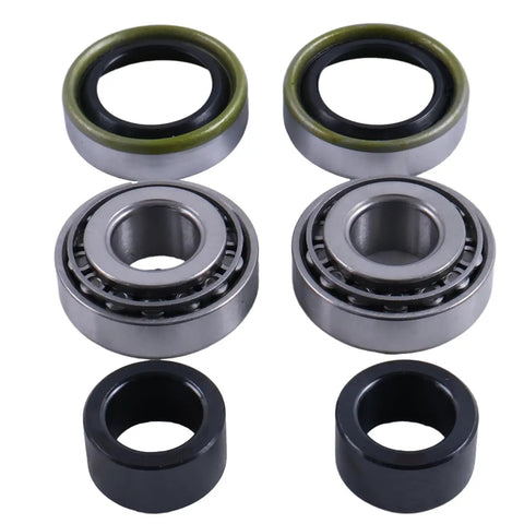 Pro Grade Caster Wheel Bearing Kit With Reinforced Seals And Bushings for Scag Turf Tiger Mowers showing bearings and bushings.