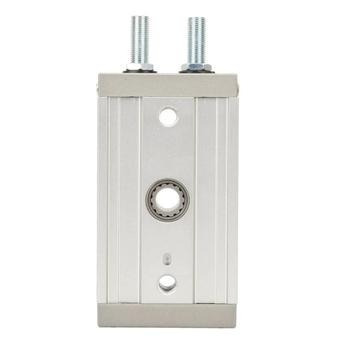 Front view of Pneumatic Rotary Actuator Built To Last With Rugged High Strength Rotary Air Cylinder And 0 To 190 Degrees Angle Adjustability