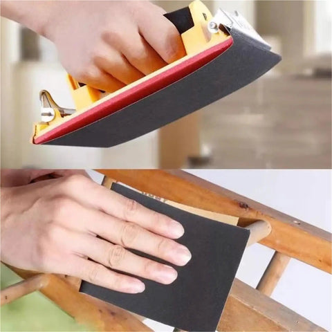 Get This Awesome 50 Piece Wet Dry Sandpaper Set With 60 To 20000 Grits For Wood Metal And Plaster Polishing, Custom Cut Sheets in use on wood surfaces.