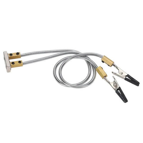 Third Hand Soldering Tool For Electronics With Flexible Arms And Stable Base, clip stand with gooseneck arms and magnetic base