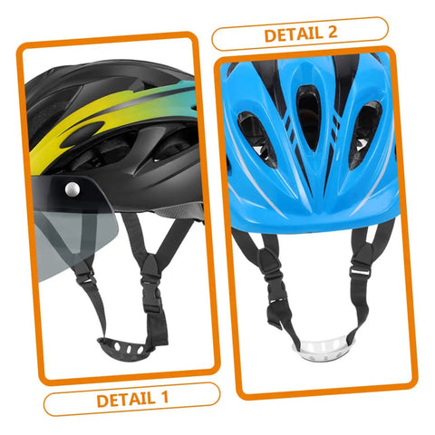 Detail view of Dead Set Heavy Duty Adjustable Helmet Chin Strap For Hard Hats And Safety Helmets with nylon webbing and quick release buckle.