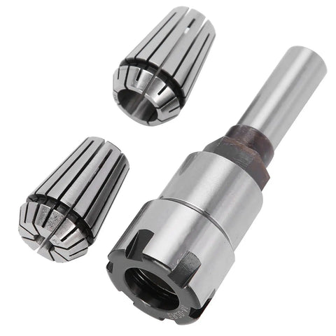 High Performance 3Pcs Collet Chuck Set Milling Cutter Holder CNC Lathe Tool Durable High Speed Steel for Precision Machining Jobs.