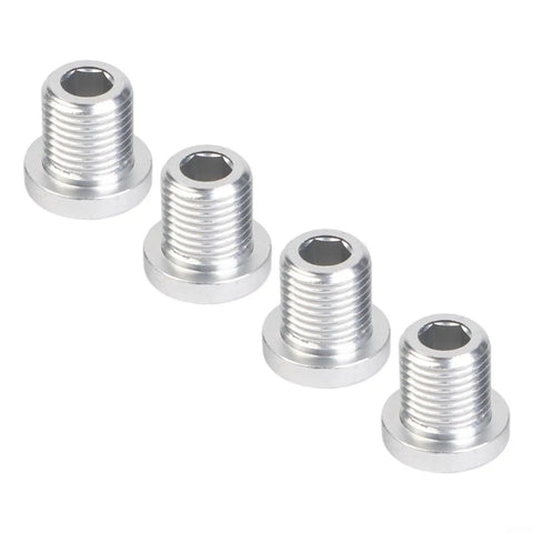 Four Pack M10xP1.0 Rear Derailleur Hanger Bolts Aluminum Alloy Tail Hook Screws for bike chain tensioner installation