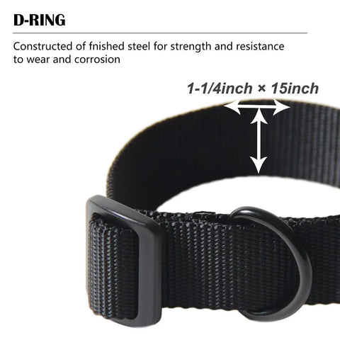 Close-up of D-ring on Heavy Duty Adjustable Rifle Sling 1.25 Inch Nylon Strap With D Ring Loop For Hunting 2 Pack Tactical Gun Sling.