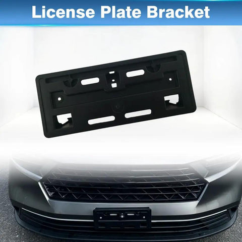 Front Bumper License Plate Frame And Mounting Bracket For Honda Accord LX 2023 2024 2025 Replacement ABS Holder installation
