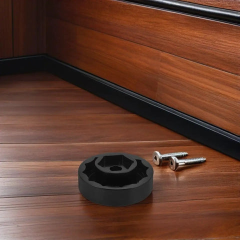 Precision Machined Axle Nut Socket Set for Front and Rear Wheel Hubs with screws on wooden surface