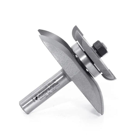 Cove Raised Panel With Back Cutter Router Bit Three And Three Eighths Inch Diameter One Half Inch Shank Two Flute