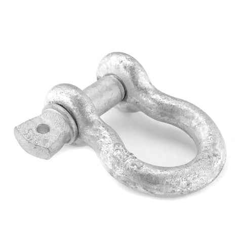 Shackles With Screw Pins Grade 43 3/8 Inch 10 Pack 4,000 Pound Safe Working Load Heavy Duty Link For Chains Hooks And Straps Bow Shaped Body For Easy Attachment And Frequent Use