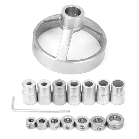 Tough As Nails 16 Piece Drill Guide Fixture For Sure Fire Woodworking Holes Vertical Drilling Jig Built From Heavy Duty Steel components