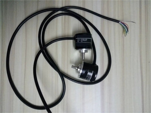 Magnetic Absolute Rotary Encoder with SSI Output Modbus RTU over RS485, cables, heavy-duty, used in CNC and robotics