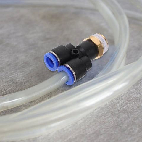 Top Tier 16 Piece Air Hose Connector Fitting Kit Made With Tough Abs And Copper For Fast Push-To-Connect Setup On Any Air Compressor Or Pressure Washer Job, 3-way hose fitting