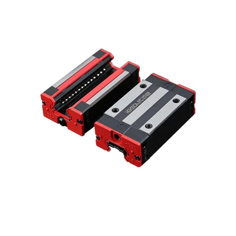 Top Notch Precision Linear Guide Rail Kit With High Durability HGH20 And Slides For DIY Builds Smooth Motion And Low Friction, two blocks