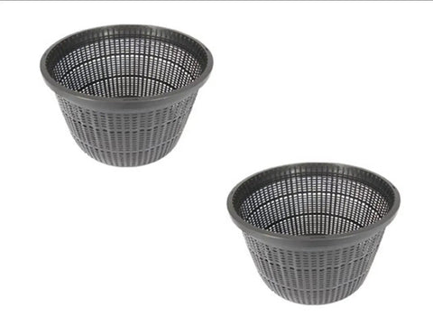 Round Plant And Flower Baskets Variety Pack For Water Gardens Aquaponics And Hydroponics Slotted Mesh Netted Pots Six Pack