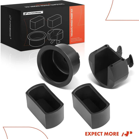 Tailgate Hinge Pivot Bushing Insert Kit For Ford F Series And Dodge Ram Trucks Left And Right Bed And Gate 4 Piece Set Replacement Parts E7TZ99430B22A F6TZ99430B23AA