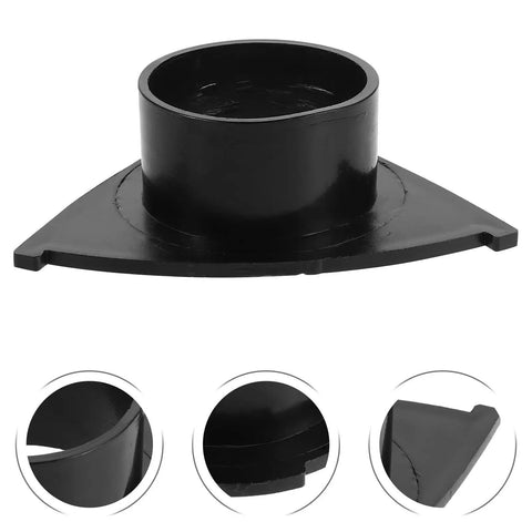 Six Piece Capsule Machine Repair Parts Kit For Mini Vending Machines, Black Plastic Gasket Rings, High Precision, Easy Installation, Universal Fit, Do It Yourself Vending Machine Maintenance Accessories, black gasket ring close-up