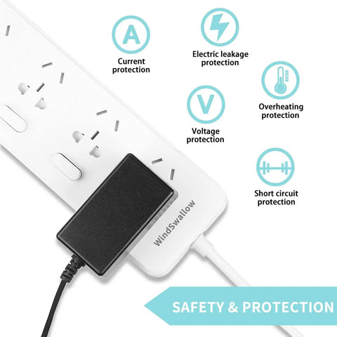 Power Up Your Gear With A 15V 2A DC Power Supply Charger Adapter, 100-240V Input, 30W Output, safety features included