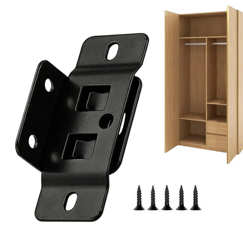 Beefy Heavy Duty Steel Corner Brace Bracket For Hidden Mounting And Furniture Repair Durable Shelf And Wardrobe Support Concealed Fasteners