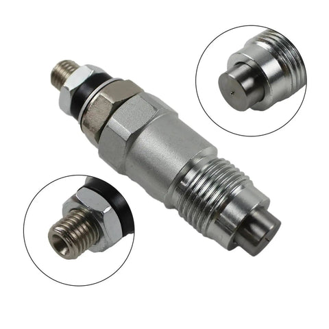 Toyota Dyna 200 Engine 3B Fuel Injectors 4 Piece Set Replacement Parts 093500-2480 23600-56020 close-up silver metal injector