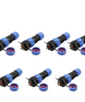 Set of 6 Beefy Waterproof IP68 Panel Mount 6 Pin Electrical Connector Kit With Back Nut SP13 SP16 SP17 SP20 SP21