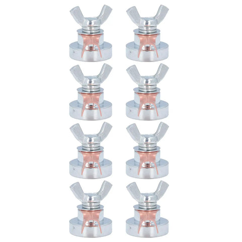 Heavy Duty Magnetic Grounding Clamp For Welders set of eight, strong steel design for efficient metal work.