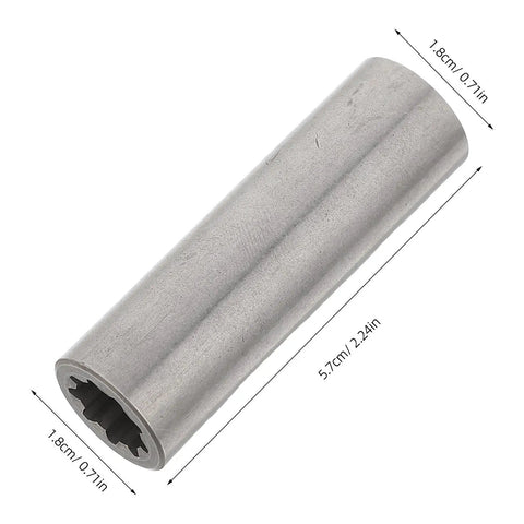 Heavy Duty Hydraulic Motor Coupling Shaft For Garage Vehicle Hoist, Steel Construction Delivers Pro Grade Torque Transfer And Vibration Reduction, 2.2 Inch Lift Hydraulic Transmission Part For Auto, 5.7cm steel sleeve