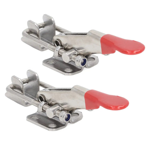 Heavy Duty Stainless Steel Adjustable Gate Latches 2 Pack Pull Latches Tailgate Kit 400 Lbs Capacity Tough As Nails Built For Doors