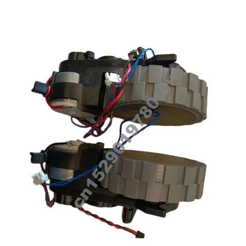 Deebot X1 X2 T10 wheel motor assembly pair with brake function for stable maneuverability and height adjustment in robot vacuums.